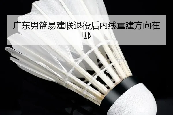 广东男篮易建联退役后内线重建方向在哪